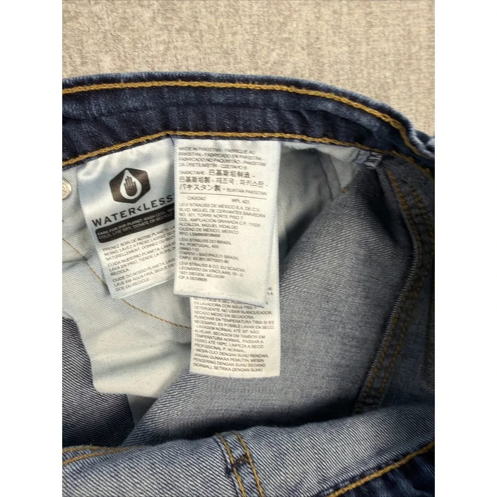 Levi's 541 Athletic Taper Jeans Mens 36x30 Blue Medium Wash Stretch Denim